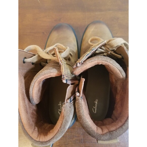 Clarks Womens Orinoco 2 Spice Brown Snuff Leather Boots Size 9 Style261679624065 - Picture 5 of 7
